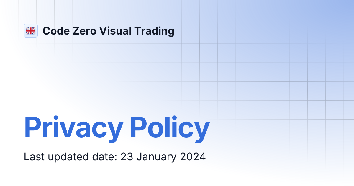 Privacy Policy | Code Zero Visual Trading
